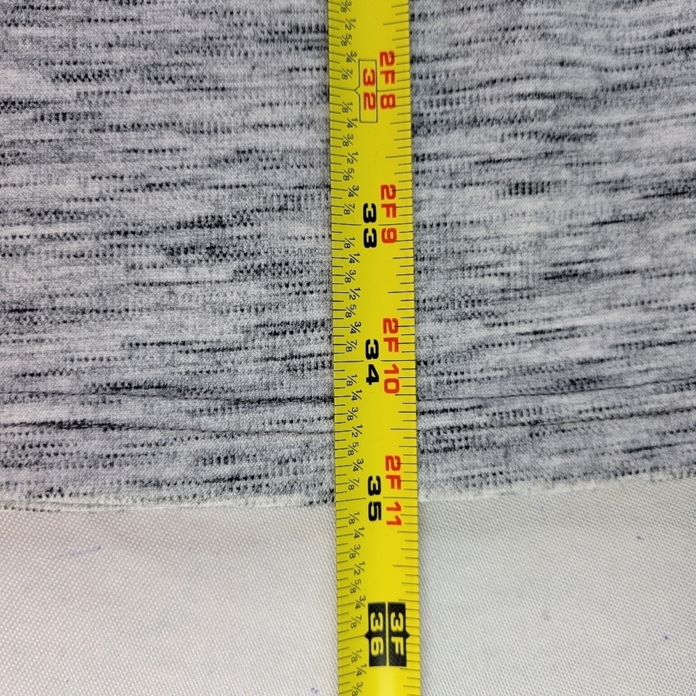 Athleta En Route Dress Size XS Heather Gray Short Sleeve 1/4 Back Zip Stretch - Picture 8 of 11